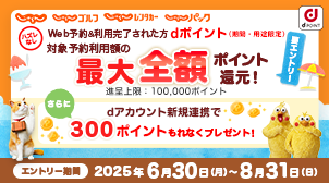 最大全額ポイント還元！