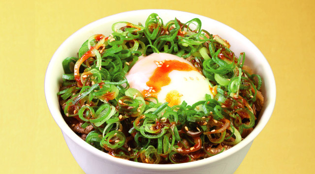 ネギたっぷり旨辛ネギたま牛めし