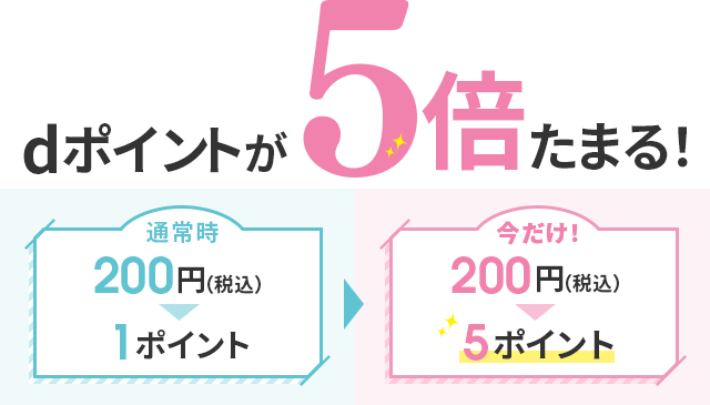 あまいけ×dポイント 秋のdポイント5倍キャンペーン